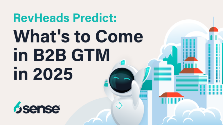 graphic that says "what's to come in B2B GTM in 2025"